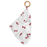 Newcastle Classics Eco-Friendly Cherry Teether with Bamboo Blankie for Teething Babies - Baby & Toddler > Baby Health > Pacifiers & Teethers > Teethers Bamboo Blankie Teether