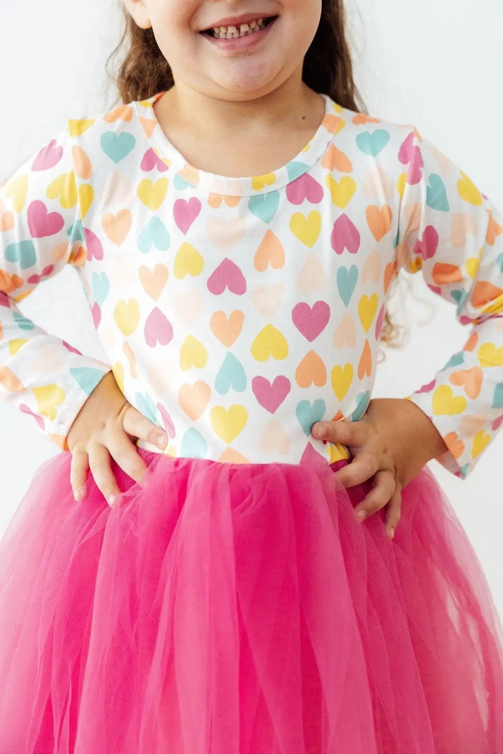 Sweetheart L/S Tutu Dress - Baby & Toddler Clothing, Pink, Textile, Child, Happiness | Everetts Place