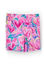 Sweetheart Scribbles Twirl Shorts - Pink, Shorts | Everetts Place