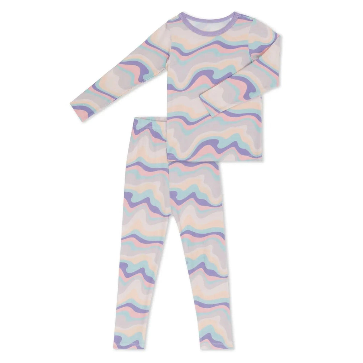 Bestaroo Swirl Jammies Bamboo Baby Pajama Set Cozy Sleepwear - 
