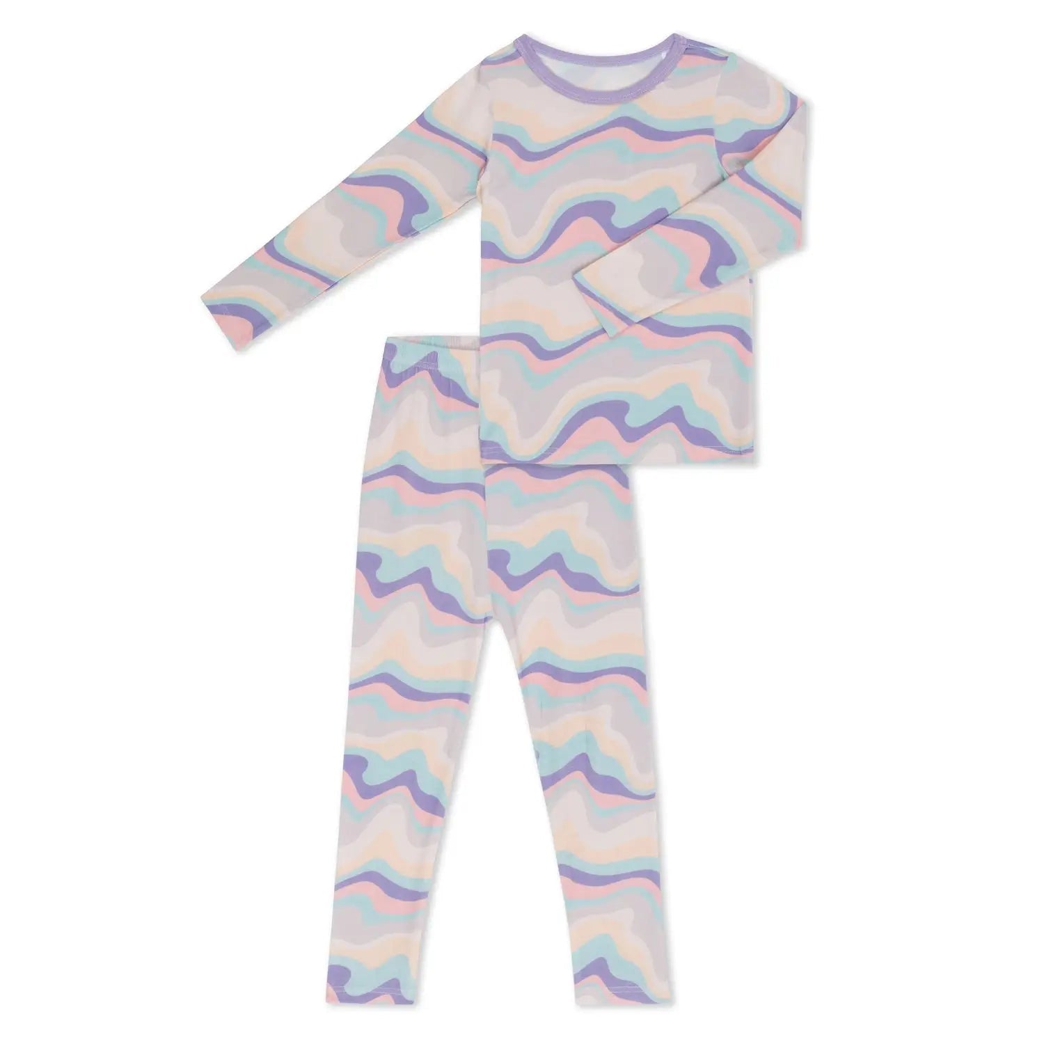 Bestaroo Swirl Jammies Bamboo Baby Pajama Set Cozy Sleepwear - 