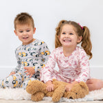 Sweet Bamboo Stylish Pink Swirl Dress with Cap Sleeves for Everyday Wear - Dresses