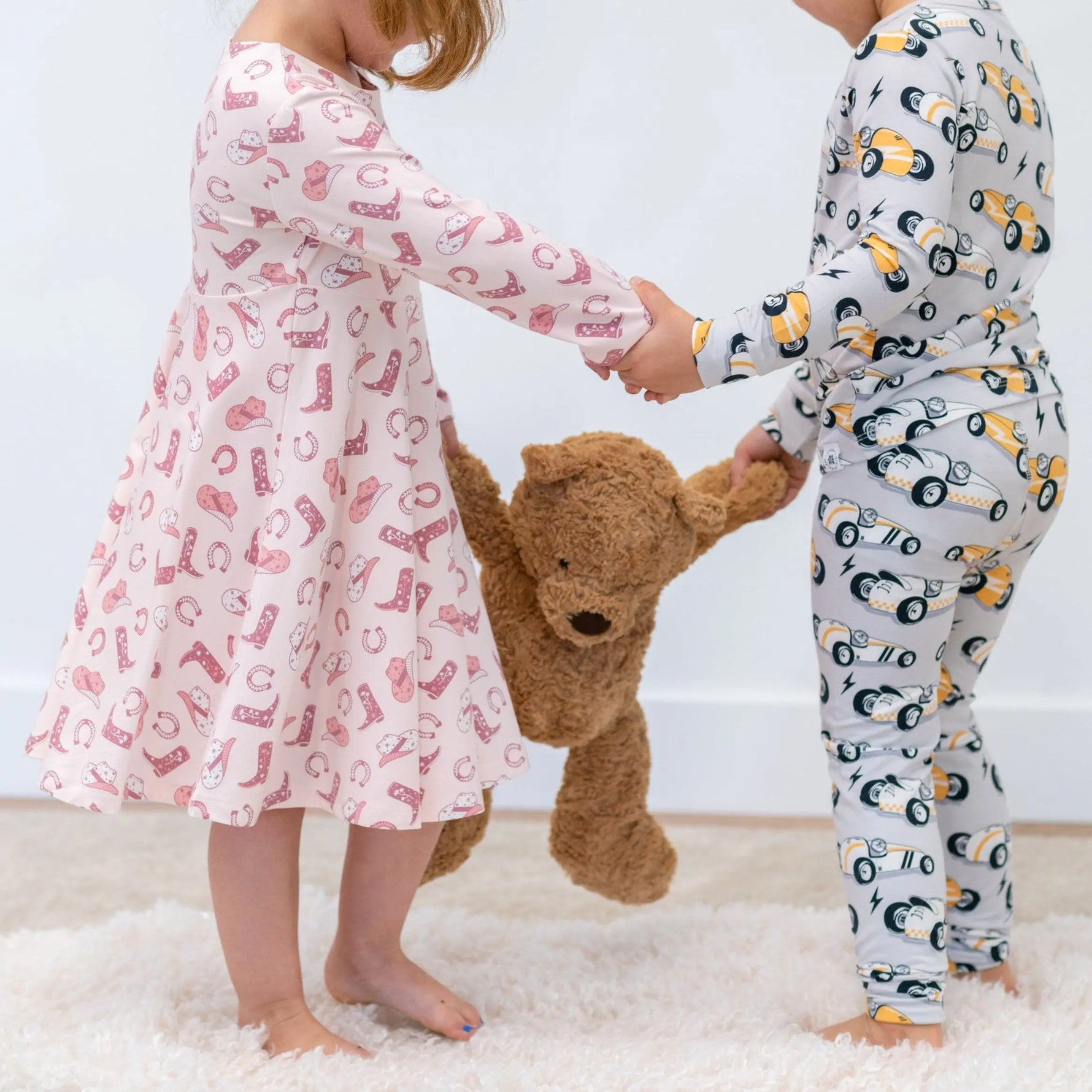 Sweet Bamboo Stylish Pink Swirl Dress with Cap Sleeves for Everyday Wear - Dresses