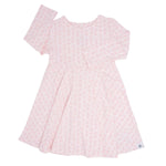 Sweet Bamboo Swirly Girl Dress with Extra Stretch Neckline for Active Women - Dresses