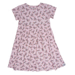Sweet Bamboo Charming Swirly Dress with Bows for Stylish Toddler Girls - Apparel & Accessories > Clothing > Dresses Dresses
