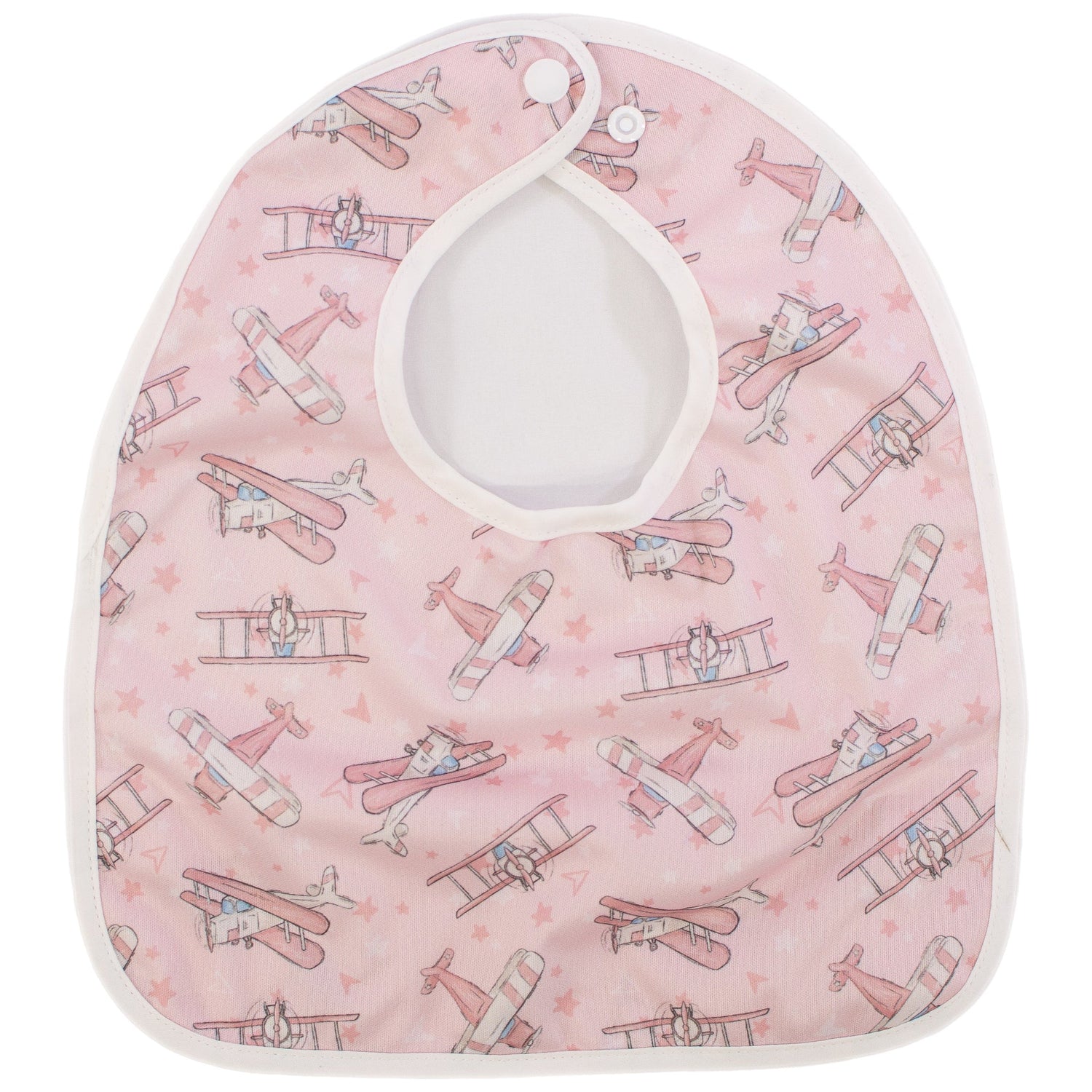 Texas Tushies Take Flight Pink Flip Bib with Pocket for Infants Machine Washable - Baby & Toddler > Nursing & Feeding > Bibs Baby & Toddler Clothing