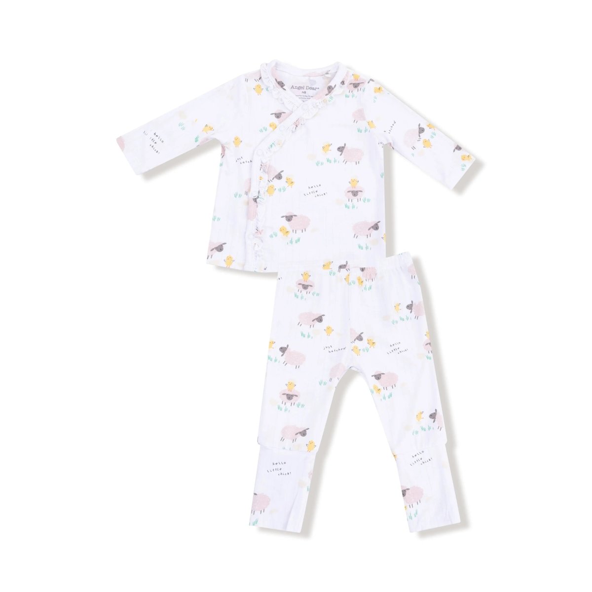 Angel Dear Take Me Home Set Roll Over Cuff Pants Angel Dear Baby - Everetts Place Boutique - 