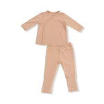 Angel Dear Take Me Home Set Roll Over Cuff Pants Bamboo Baby Outfit - Everetts Place Boutique - 