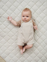 Mebie Baby Tan Ribbed Bodysuit - 