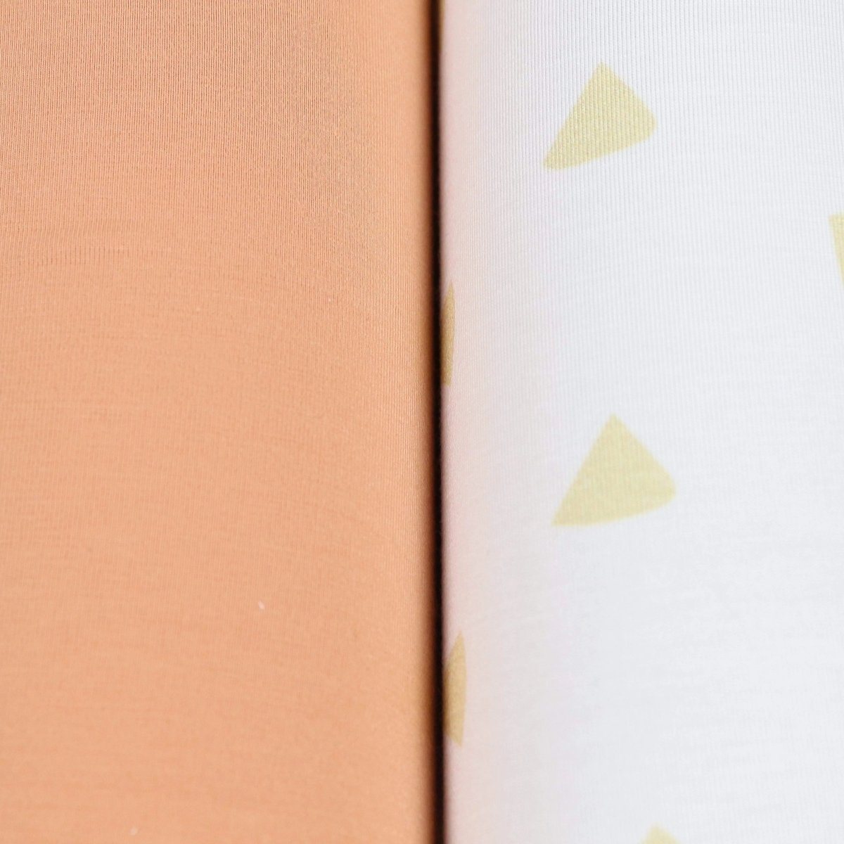 Tan Triangle and Terra Cotta 2 Pack Swaddle Blanket.