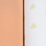 Goosewaddle® | Newborn Baby Blankets Toys Teethers Bibs & More Tan Triangle Swaddle Blankets with Modern Design