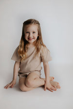 Three Little Tots Tan Waffle Set - 