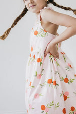 Mila & Rose ® Tangerine Ruffle Cross Back Dress - 