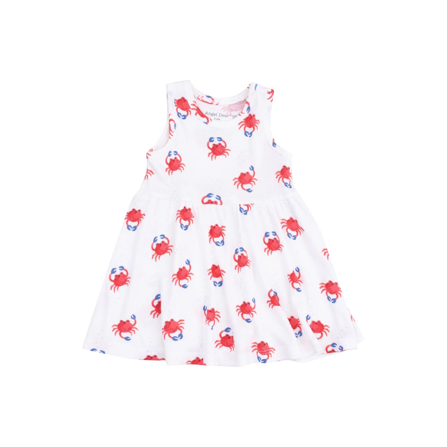 Tank Dress and Bloomer Set for Girls Crabby Cuties Twirl Ready Summer Outfit.