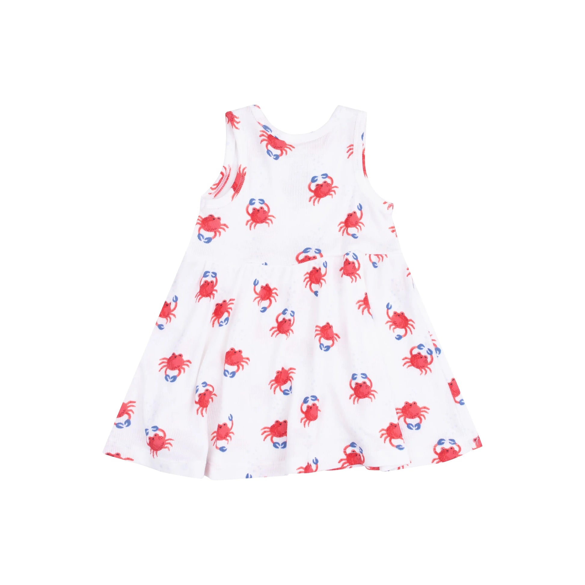 Tank Dress and Bloomer Set for Girls Crabby Cuties Twirl Ready Summer Outfit.