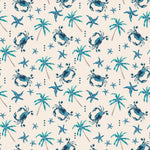 Sweet Bamboo Blue Crabs Tank Romper for Infants and Toddlers Comfortable Summer Wear - Apparel & Accessories > Clothing > Baby & Toddler Clothing > Baby One-Pieces Rompers