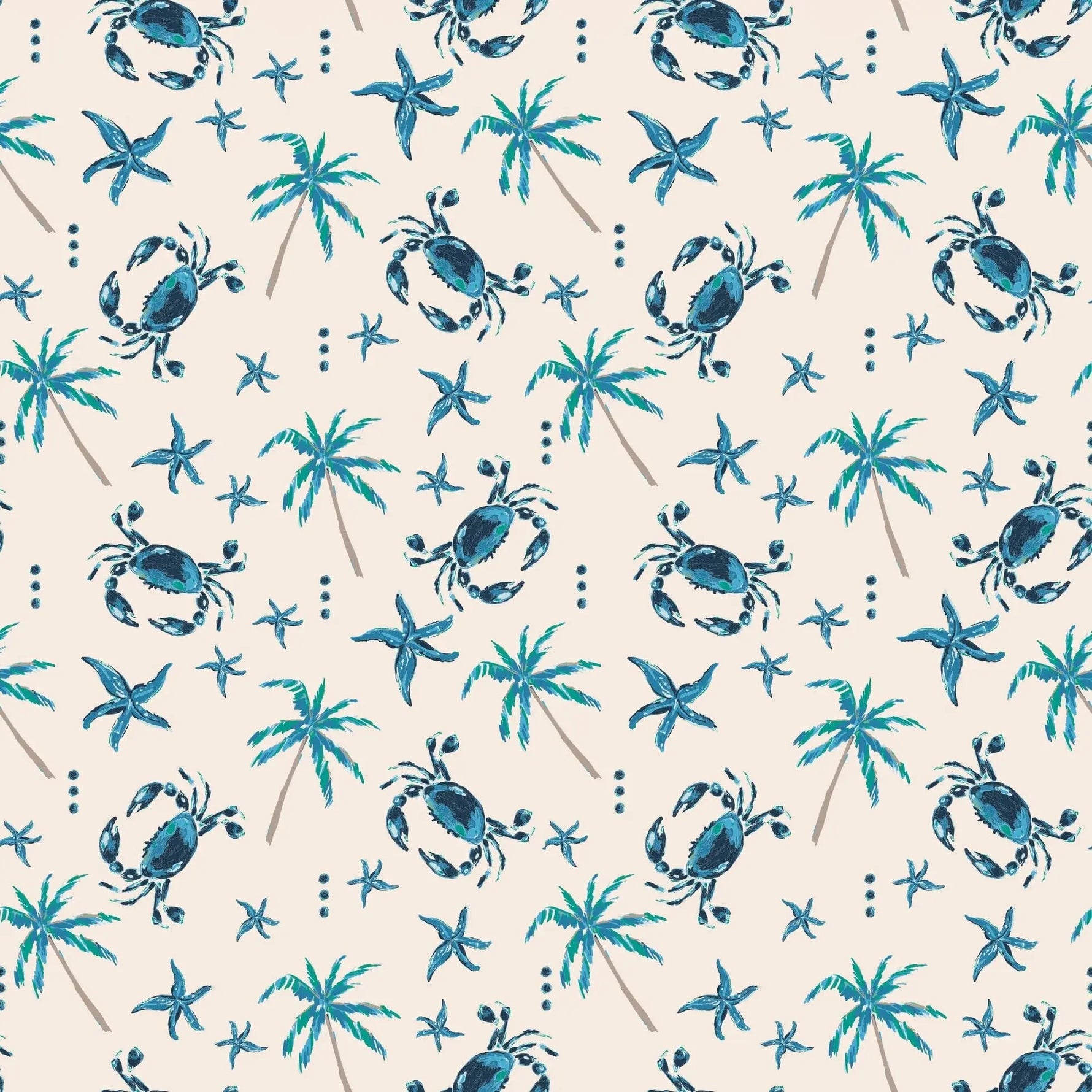 Sweet Bamboo Blue Crabs Tank Romper for Infants and Toddlers Comfortable Summer Wear - Apparel & Accessories > Clothing > Baby & Toddler Clothing > Baby One-Pieces Rompers