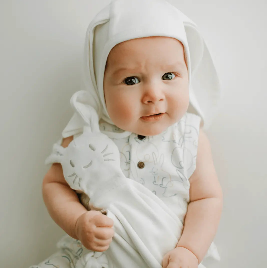 Finn + Emma tank romper | bunnies - 