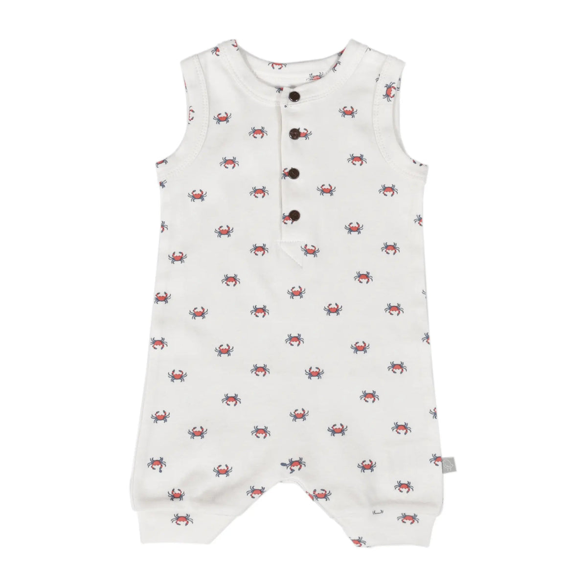Tank Romper Crab Print Organic Cotton For Babies Finn Emma Finn + Emma 