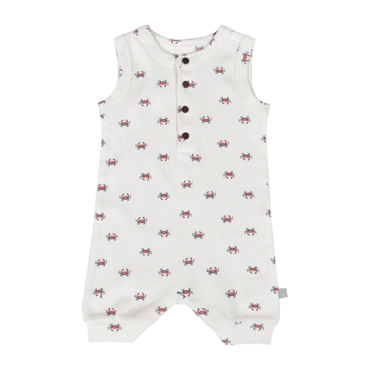 Tank Romper Crab Print Organic Cotton For Babies Finn Emma Finn + Emma 