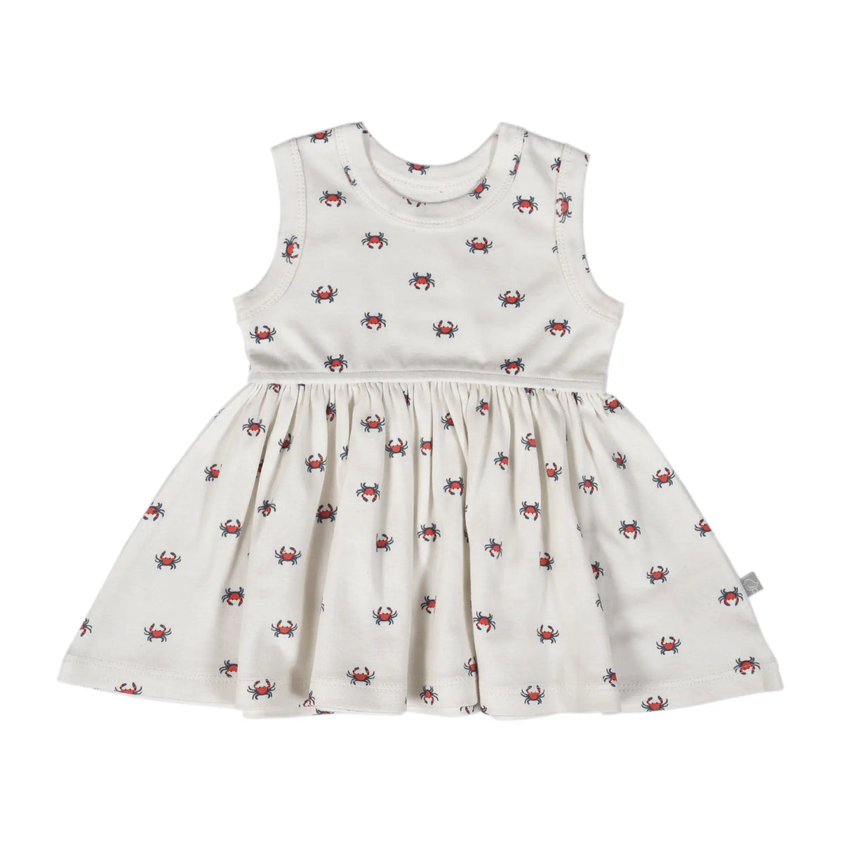 tank twirl dress | crab - White, Textile, Dress, Day Dress, One-piece garment | Everetts Place