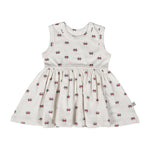 tank twirl dress | crab - White, Textile, Dress, Day Dress, One-piece garment | Everetts Place