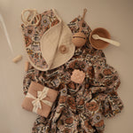 Mushie organic cotton muslin swaddle blanket