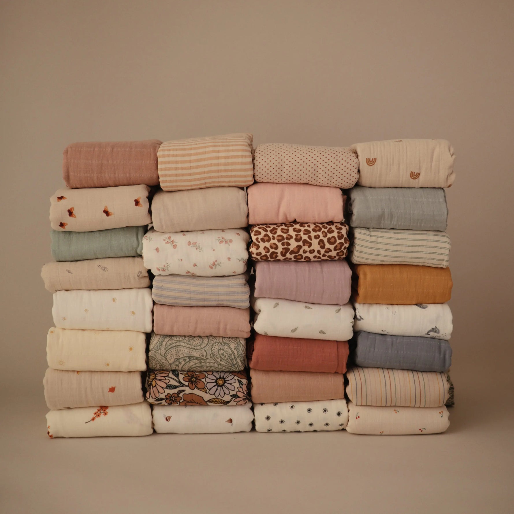 Mushie Organic Cotton Muslin Swaddle Blanket for Baby Cuddling and Nursing - Baby & Toddler > Swaddling & Receiving Blankets Swaddle