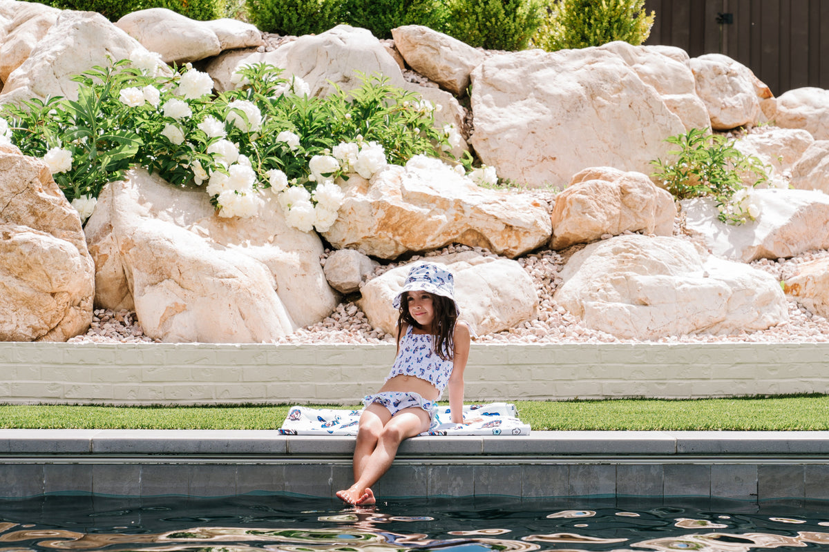 DREAM BIG LITTLE CO TATUM'S FREEDOM FLYERS DREAM TANKINI TWO PIECE SWIM SUITEveretts Place