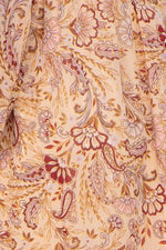 PinkBlush Taupe Paisley Print Long Sleeve Dress - 