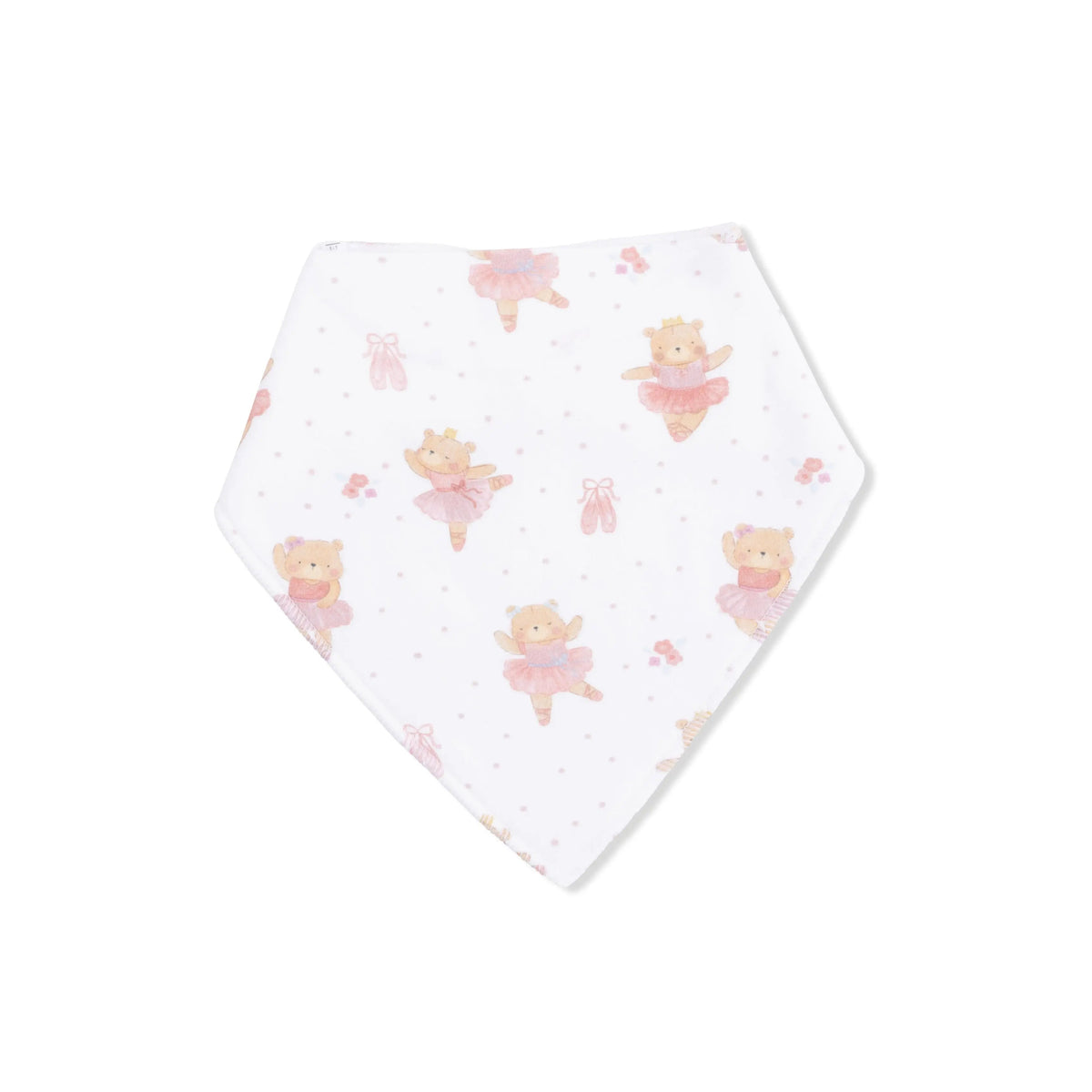 Angel Dear Teddy Bear Ballerina - Bandana Bib - 
