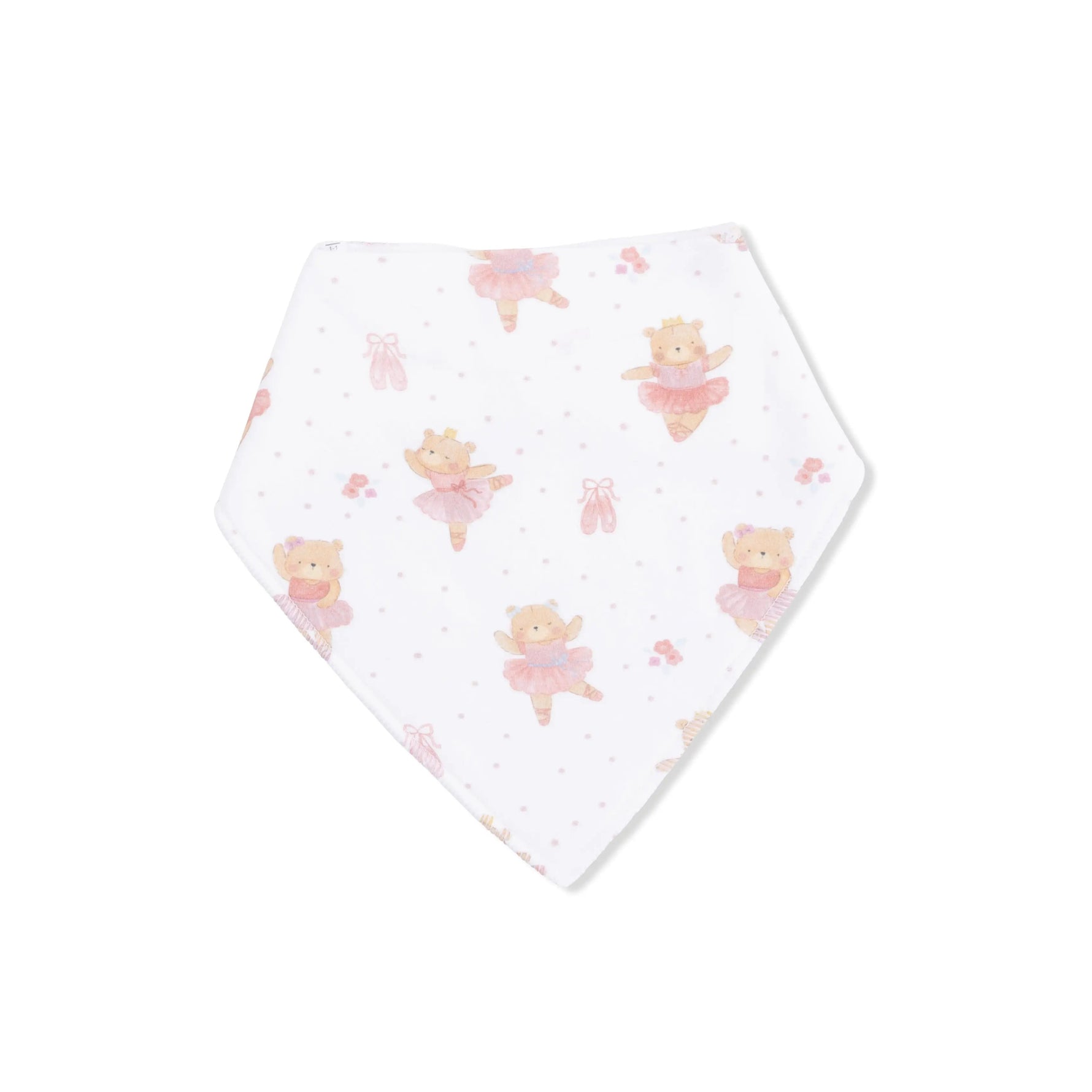 Angel Dear Teddy Bear Ballerina - Bandana Bib - 