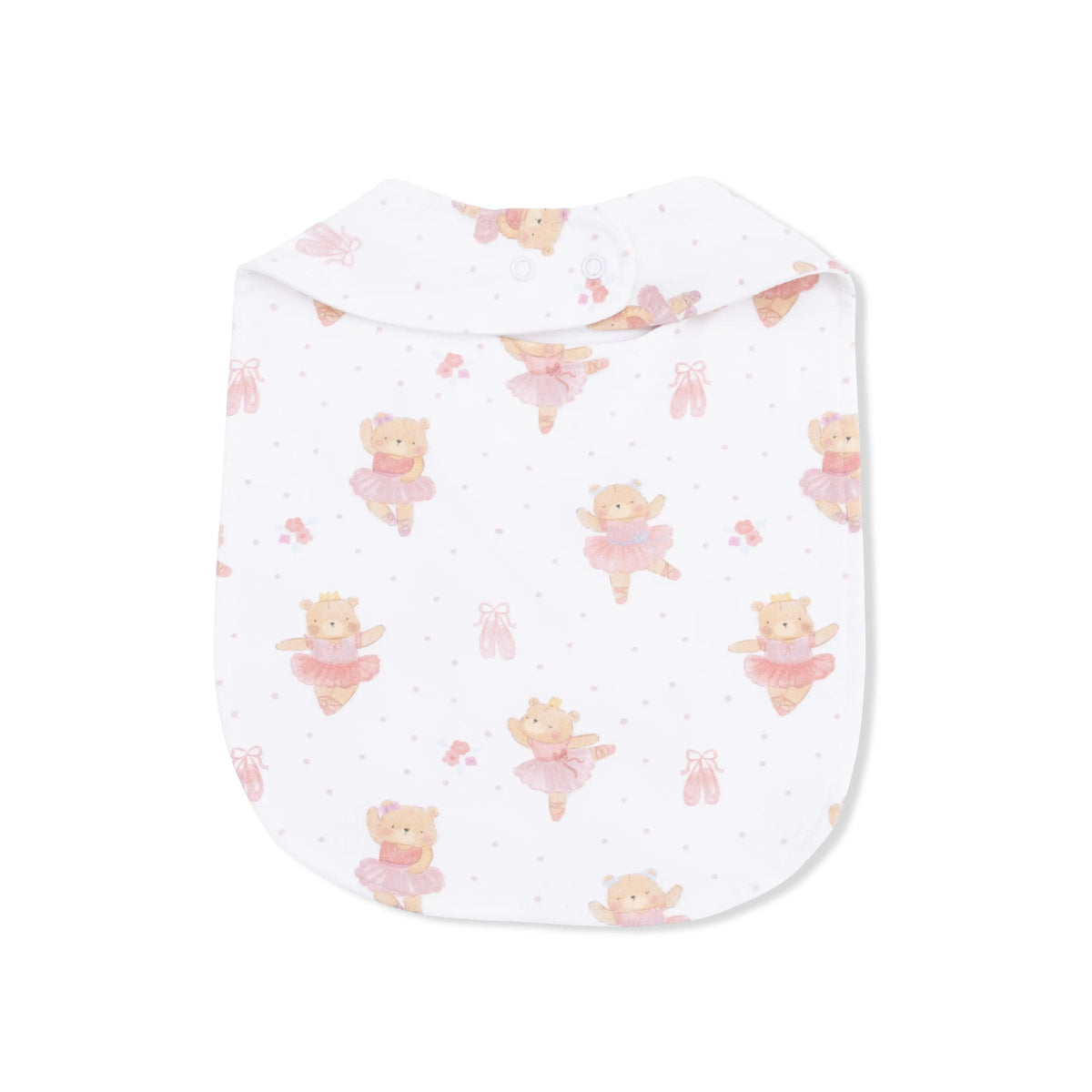 Angel Dear Teddy Bear Ballerina - Feeding Bib - 