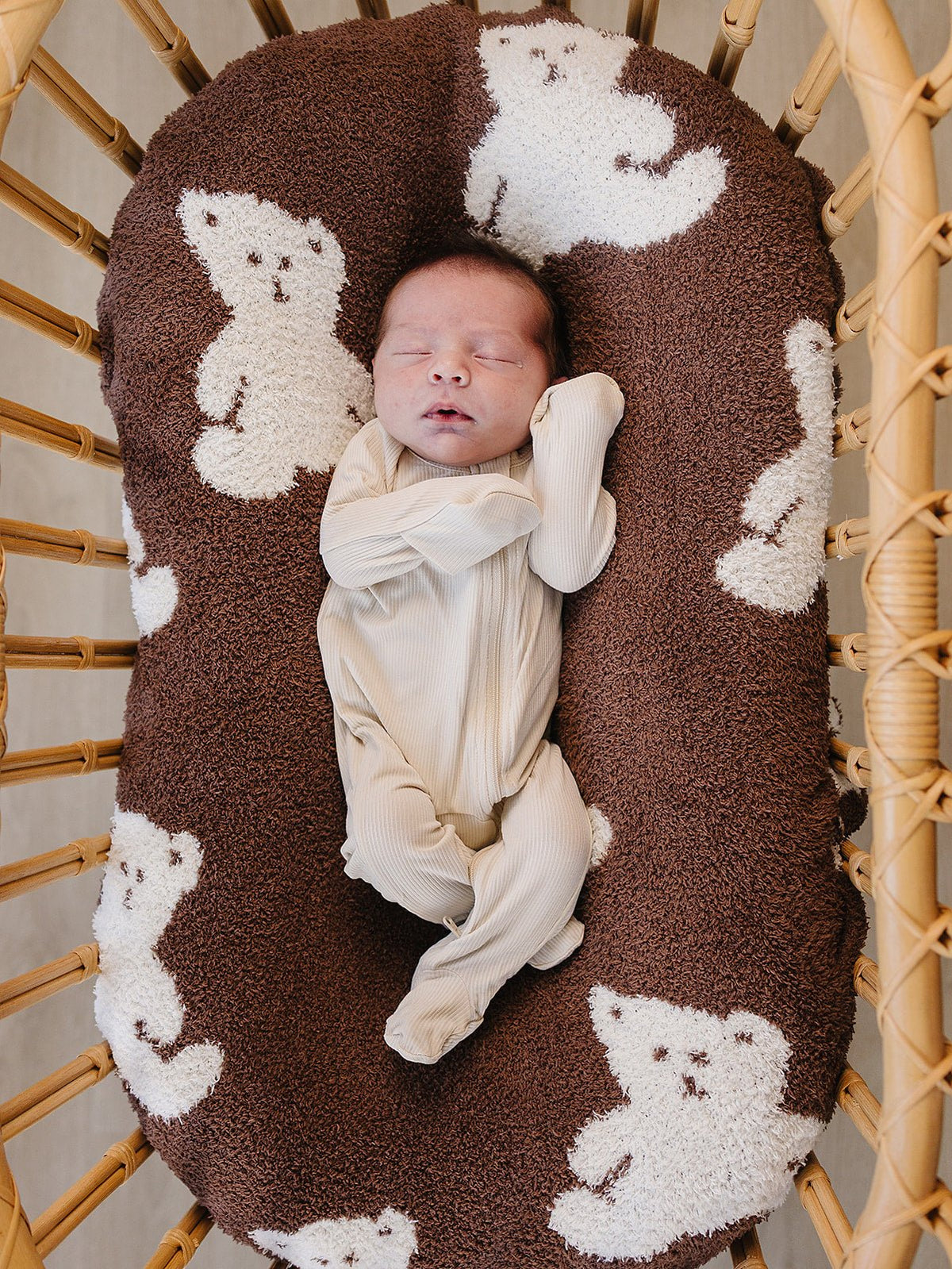 Mebie Baby Teddy Bear Plush Blanket - 