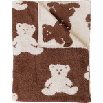 Mebie Baby Teddy Bear Plush Blanket - 