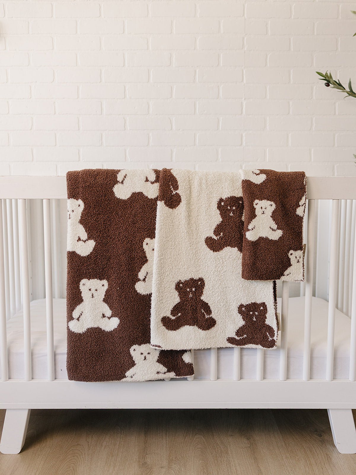Mebie Baby Teddy Bear Plush Blanket - 