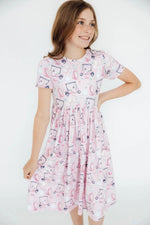 Mila & Rose ® Tee Time S/S Pocket Twirl Dress - 