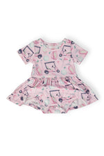 Mila & Rose ® Tee Time S/S Twirl Bodysuit - 