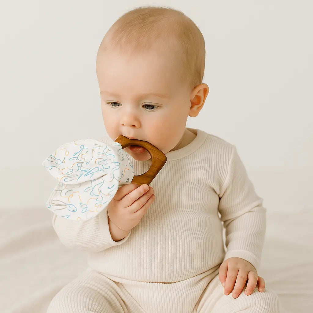 Finn + Emma teething ears | bunnies - 