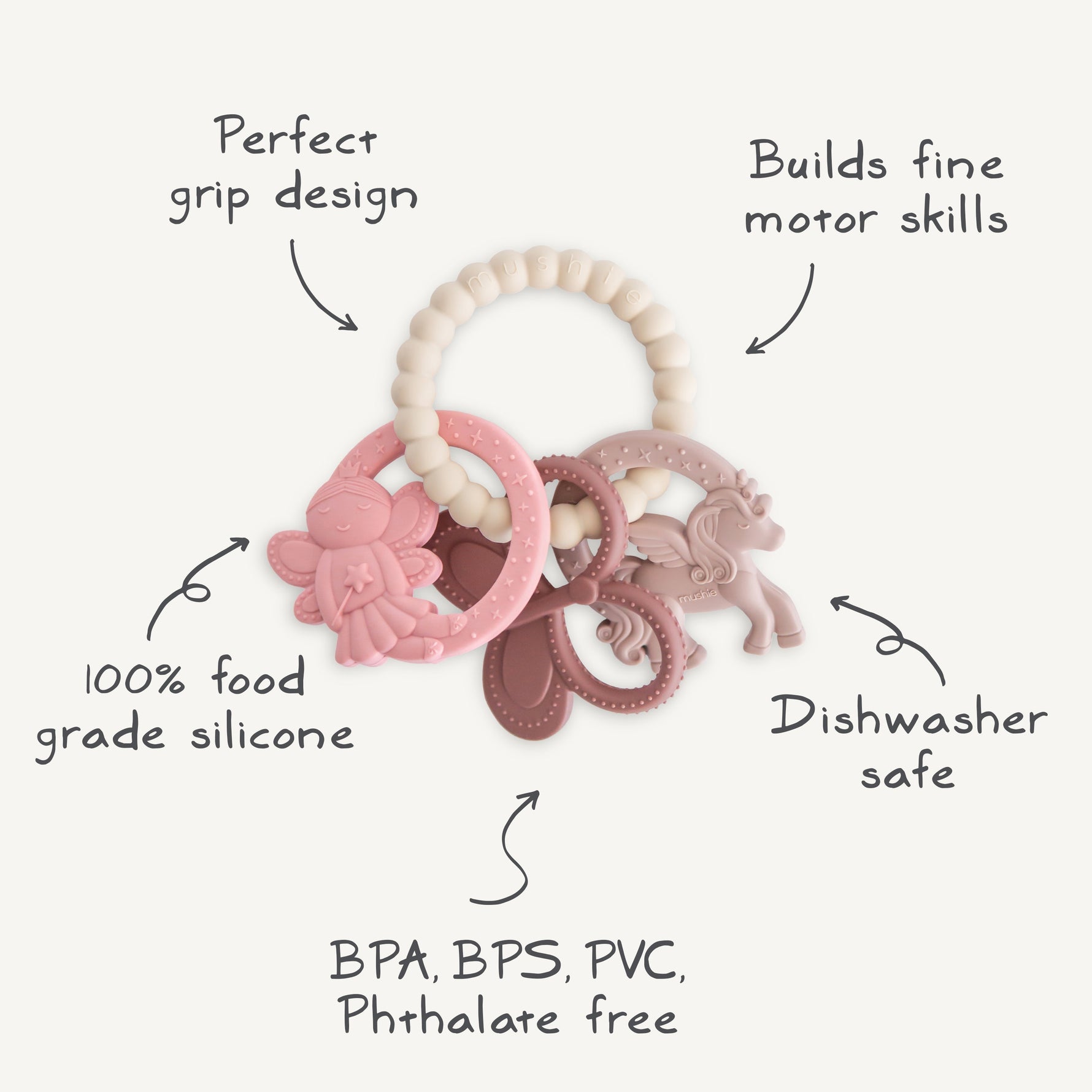 Mushie Teething Ring - 