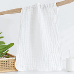 Muslin Baby Burp Cloths – 6-Layer Cotton, Unisex & Soft by Rayn’s Tiny Stitches