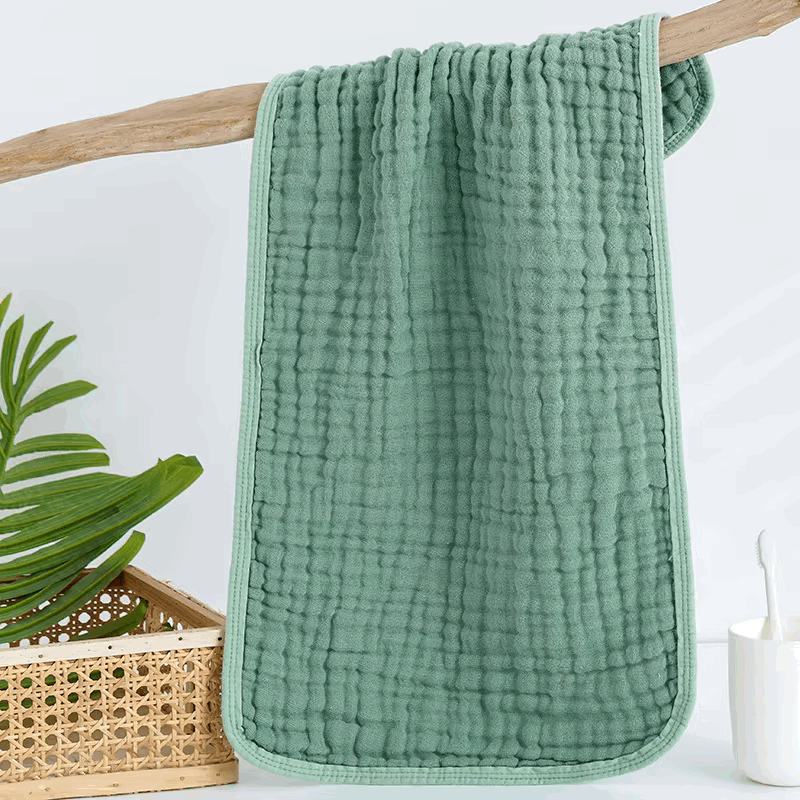 Muslin Baby Burp Cloths – 6-Layer Cotton, Unisex & Soft by Rayn’s Tiny Stitches