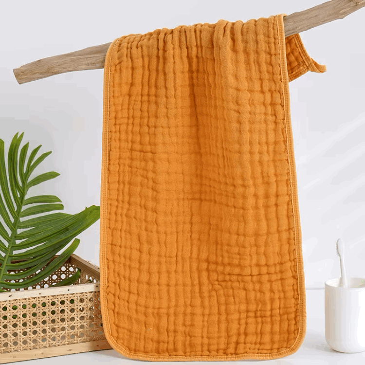 Muslin Baby Burp Cloths – 6-Layer Cotton, Unisex & Soft by Rayn’s Tiny Stitches