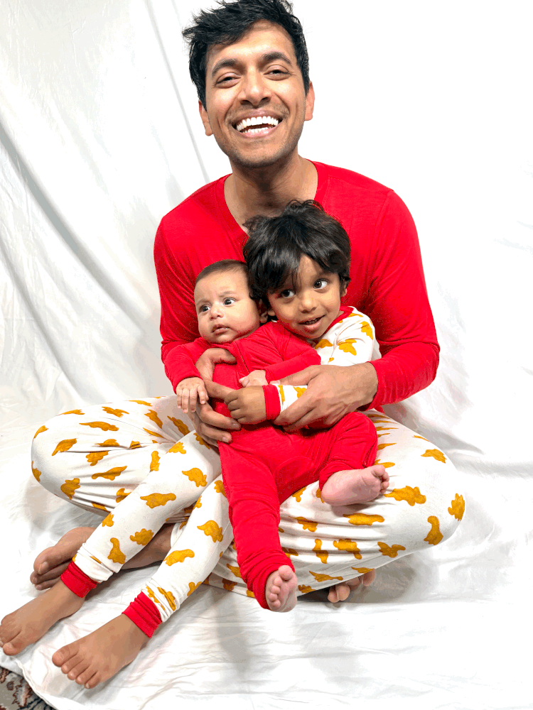 Red Bamboo Baby Onesie – Soft, Breathable & Convertible Design by Rayn’s Tiny Stitches