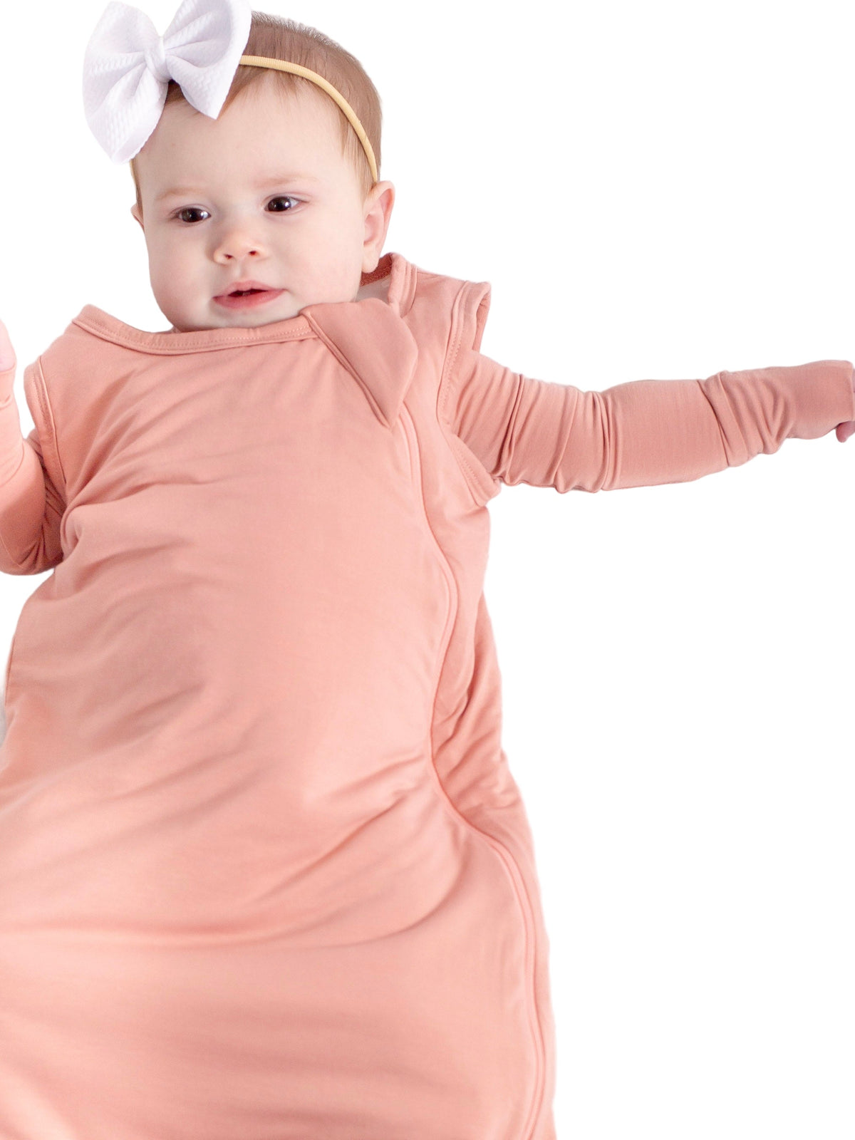Solid Sleep Sack Bamboo Double Zip Baby Sleep Sack | Wearable Blanket by Rayn’s Tiny Stitches