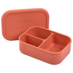 Three Little Tots Terracotta Silicone Bento Box - 