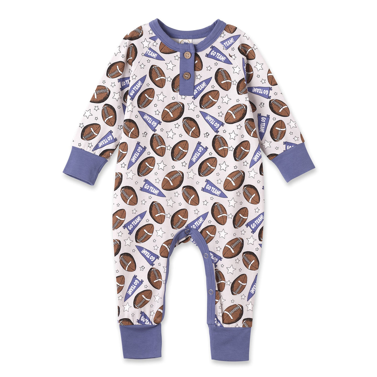 Football Baby Romper – Bamboo Soft, Sporty & Snuggle-Ready by Tesa Babe (view 2 of 2)