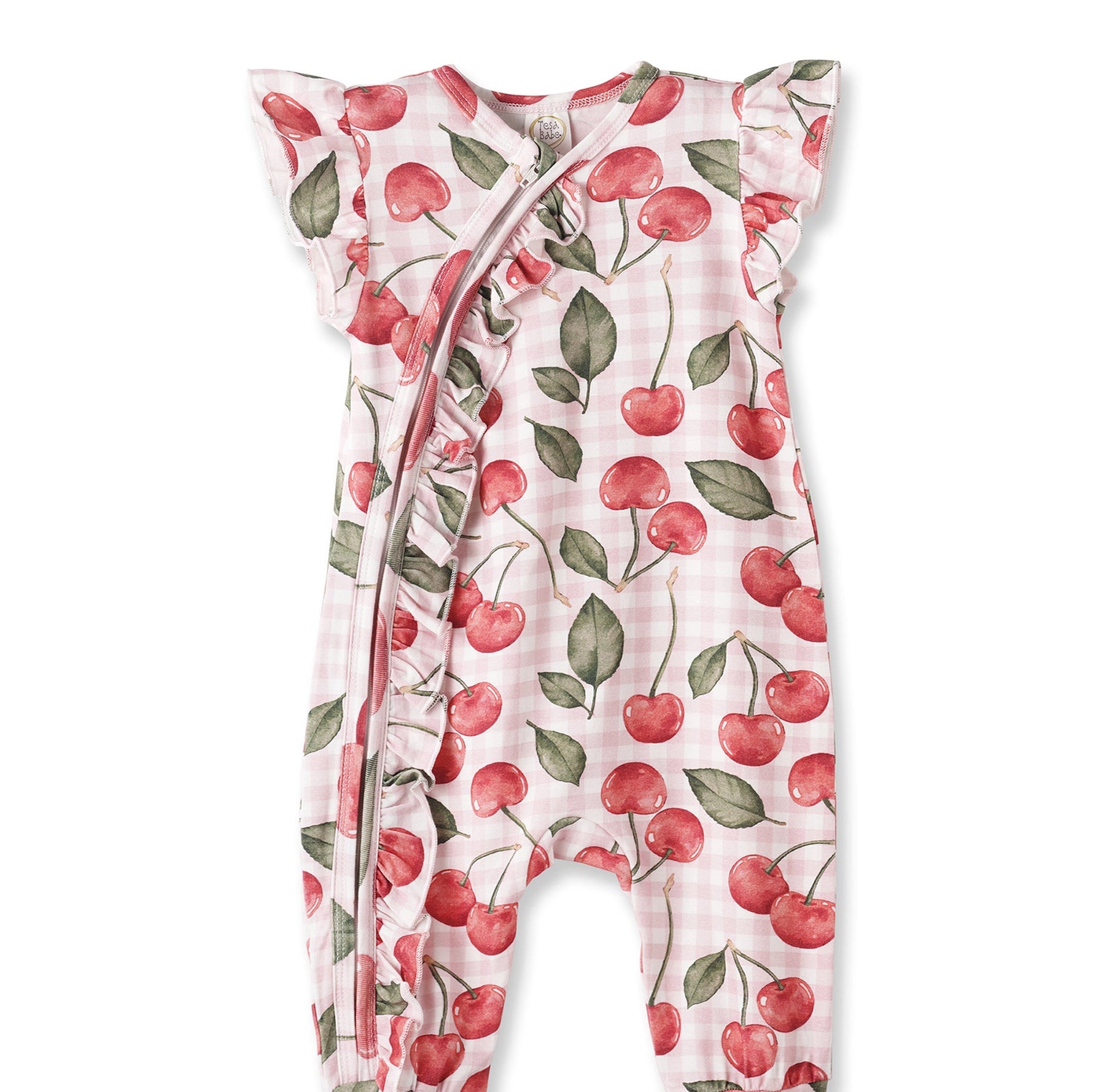 Tesa Babe Tesa Babe Baby Romper With Bamboo Zipper For Baby Girls SleepwearEveretts Place