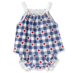 Tesa Babe Tesa Babe Baby Swing Top and Bloomers Set with Breathable Bamboo for 4th of July