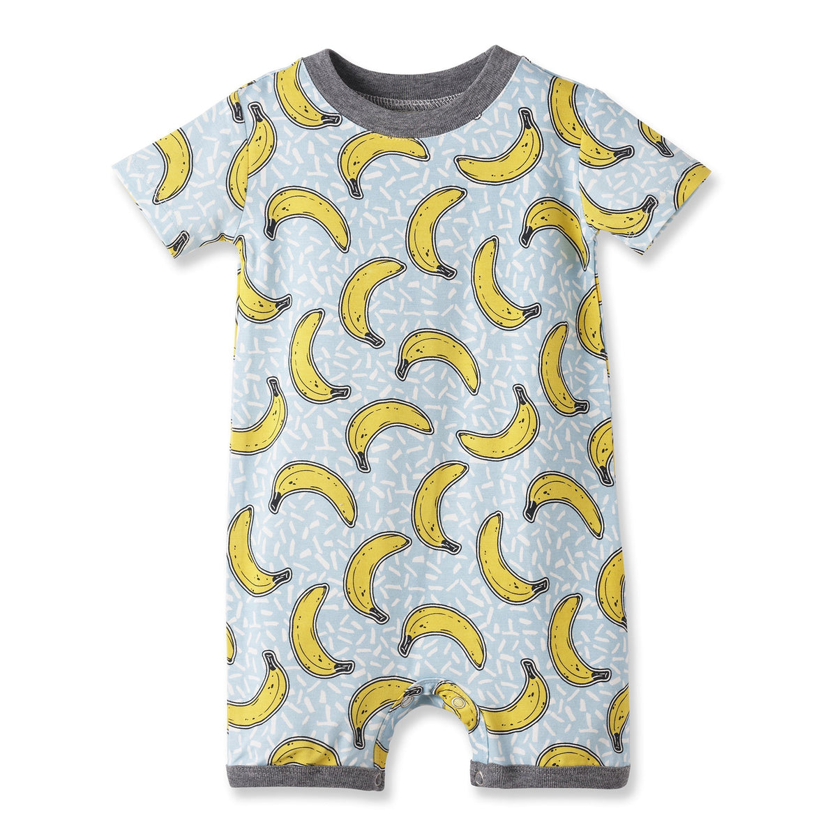 Tesa Babe Tesa Babe Bamboo Shorty Romper With Banana Print For Baby BoysEveretts Place